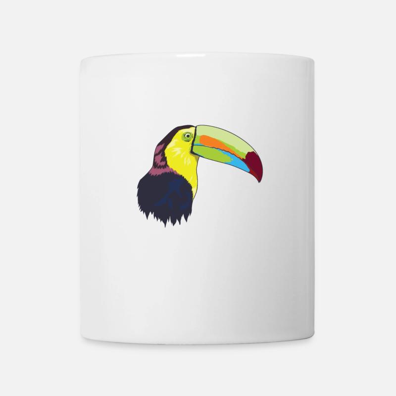 Fischertukan (Regenbogentukan) Tukan-Vogel - Tasse - Weiß