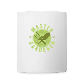 Jardinage "Maître jardinier" - Mug blanc - blanc - Devant