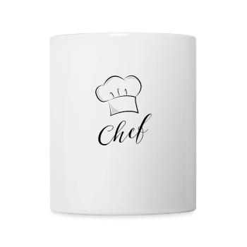 Chef cuisinier cuisson cuisine gastronomique - Mug blanc - blanc - Devant