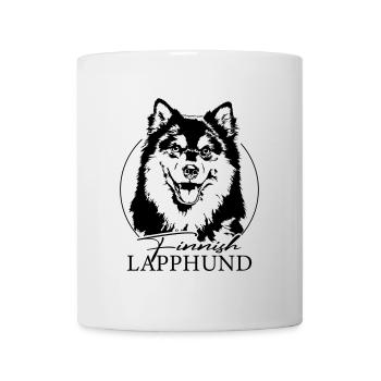 FINNISCHER LAPPHUND Finnish Lapphund Hund Wilsigns - Tasse - Weiß - Vorne