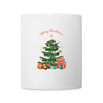 Joyeux Noël X-Mas Christmas tree - Mug blanc - blanc - Devant
