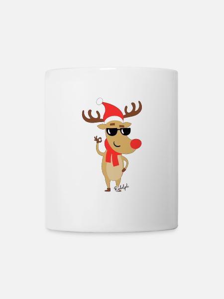 Rudolf le renne - Rudolph le renne - Mug blanc - blanc