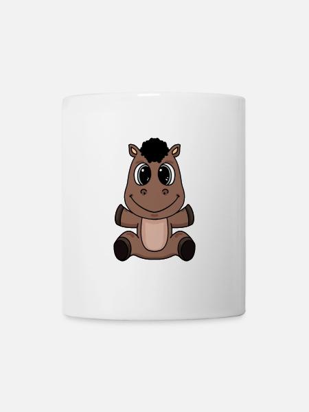 cheval - Mug blanc - blanc
