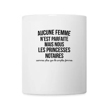 NOTAIRES, SOMMES PLUS QUE DE SIMPLES FEMMES - Mug blanc - blanc - Devant