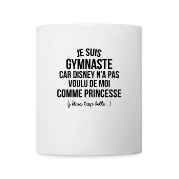 JE SUIS GYMNASTE CAR ON A PAS VOULU DE MOI - Mug blanc - blanc - Devant