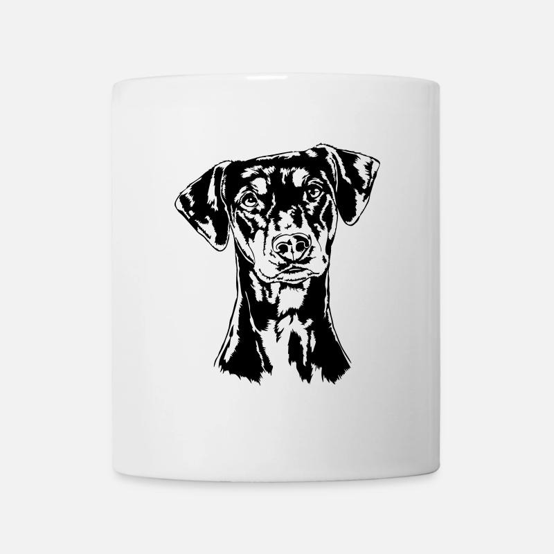 DEUTSCHER PINSCHER Hund Hunde Wilsigns - Tasse - Weiß