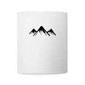 Berg Berge - Tasse - Weiß - Vorne