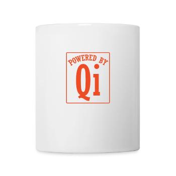 Qigong Powered By Qi oder Chi - Tasse - Weiß - Vorne