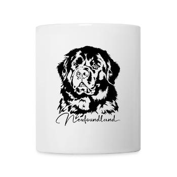 NEWFOUNDLAND Portrait Dogs Dog Wilsigns - Mug - white - Front