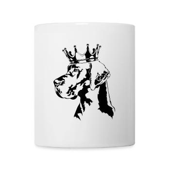 GERMAN DOGE Crown Dog Dogs Wilsigns - Mug - white - Front