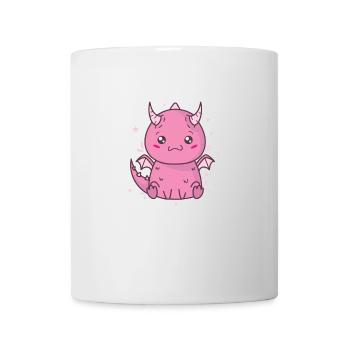little baby dragon mythical creature fairy tale - Mug - white - Front