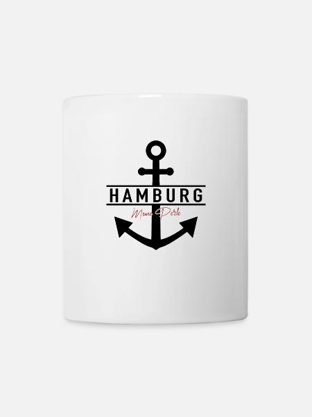 Hamburg - meine Perle - Tasse - Weiß