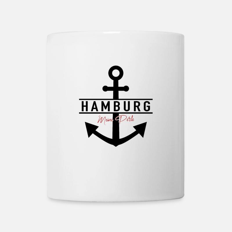Hamburg - meine Perle - Tasse - Weiß