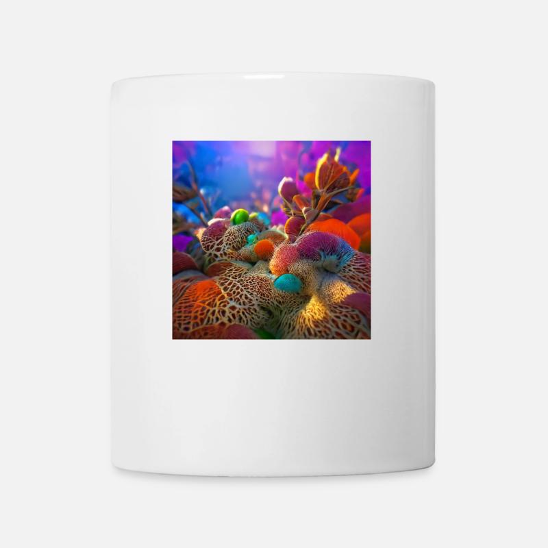 Colorful underwater coral reef - Mug - white