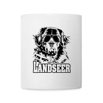 LANDSEER cool sunglasses dogs dog - Mug - white - Front