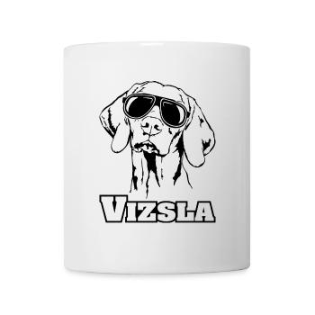 VIZSLA cool lunettes de soleil chiens chiens chiens de chasse - Mug blanc - blanc - Devant