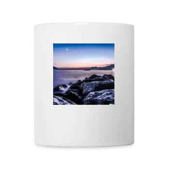 Coucher de soleil au néon - Mug blanc - blanc - Devant