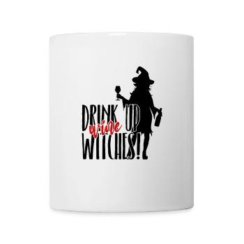Drink up Wine Witches - Halloween - Tasse - Weiß - Vorne