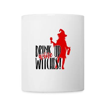 Drink up Wine Witches - Halloween - Tasse - Weiß - Vorne