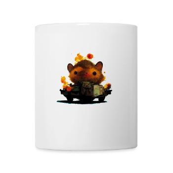 Love Hamster, not War - Mug - white - Front