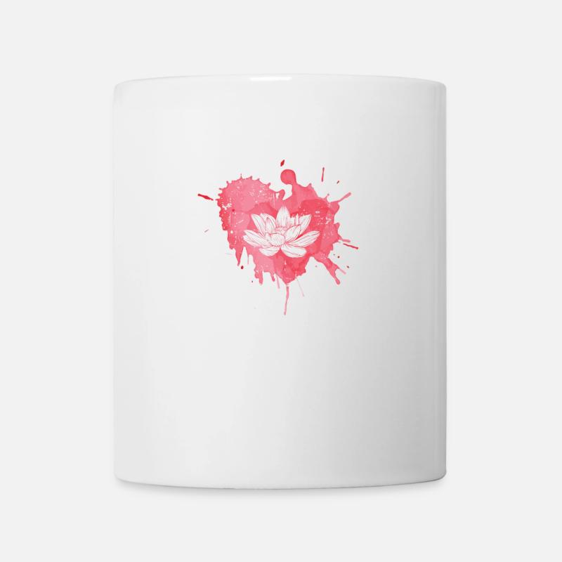 Fleur de Lotus Fleur Jardin Fleur de Lotus Lotus - Mug blanc - blanc