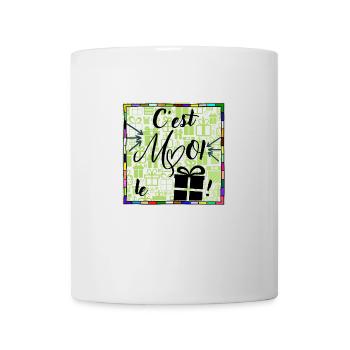 c est moi le cadeau ! - Mug blanc - blanc - Devant