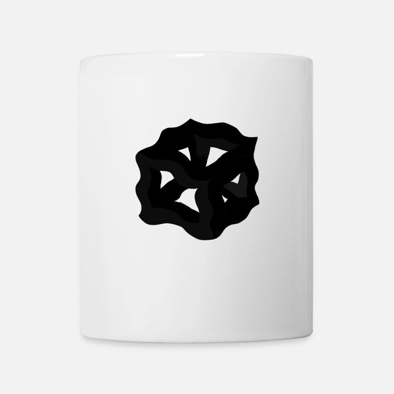 Traumwürfel oder Schwarzplatons Würfel - Tasse - Weiß