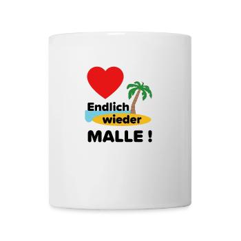 Endlich wieder Malle ! - Tasse - Weiß - Vorne