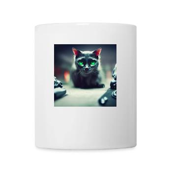 Cat in the end of the World - Tasse - Weiß - Vorne