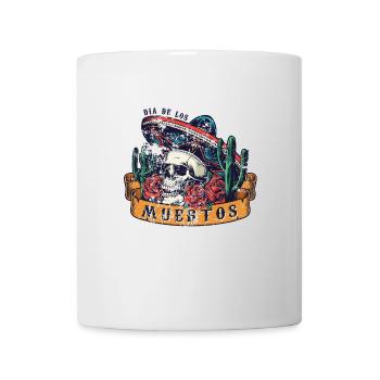 Día de los muertos - Skull Totenkopf - Tasse - Weiß - Vorne