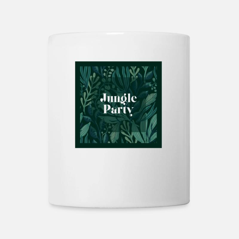 Fête dans la jungle - Mug blanc - blanc
