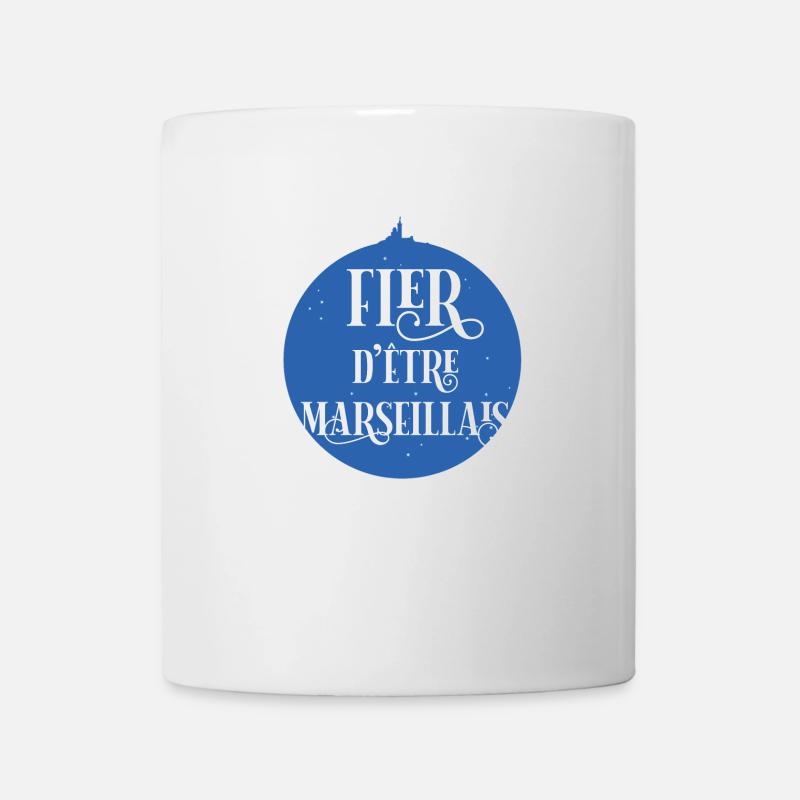 Fier d'être Marseillais - Mug blanc - blanc
