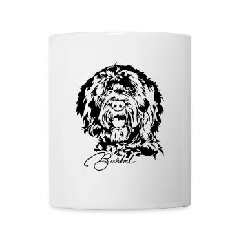 BARBET Dogs Portrait Dog Wilsigns - Mug - white - Front