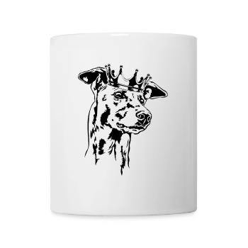 GREYHOUND Chien de la couronne Greyhound Wilsigns - Mug blanc - blanc - Devant
