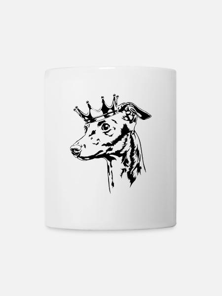 ITALIENISCHES WINDSPIEL Krone Windhund Wilsigns - Tasse - Weiß
