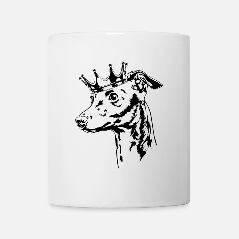 ITALIENISCHES WINDSPIEL Krone Windhund Wilsigns - Tasse - Weiß
