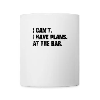 I have plans. At the bar. - Mug - white - Front