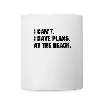 I have plans. On the beach. - Mug - white - Front