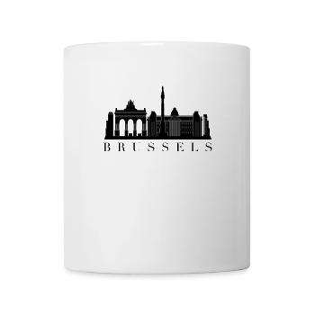 Brüssel - Tasse - Weiß - Vorne