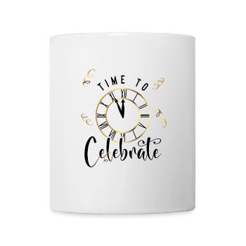 BONNE ANNÉE, BONNE ANNÉE - Mug blanc - blanc - Devant