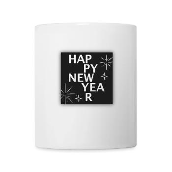 BONNE ANNÉE, BONNE ANNÉE - Mug blanc - blanc - Devant