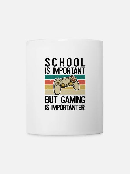 Schule Ist wichtig - Tasse - Weiß