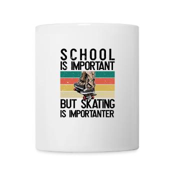 L’école est importante - Mug blanc - blanc - Devant