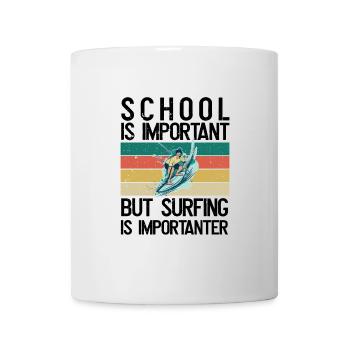 L’école est importante - Mug blanc - blanc - Devant