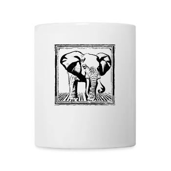 Elephant in the Livingroom - Tasse - Weiß - Vorne