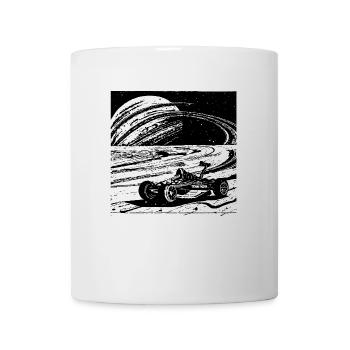Saturn Ring Racer - Tasse - Weiß - Vorne