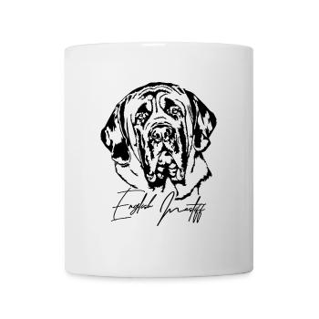 DEUTSCH MASTIFF Dogs Portrait pedigree dog Wilsigns - Mug - white - Front
