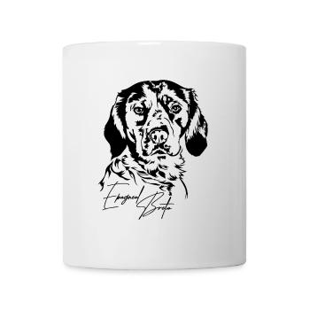 EPAGNEUL BRETON Portrait Chiens Chien Wilsigns - Mug blanc - blanc - Devant