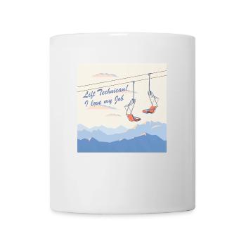i love my job - Tasse - Weiß - Vorne
