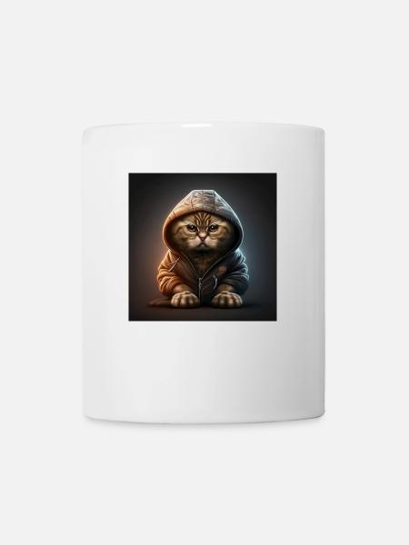 süße Katze - Tasse - Weiß